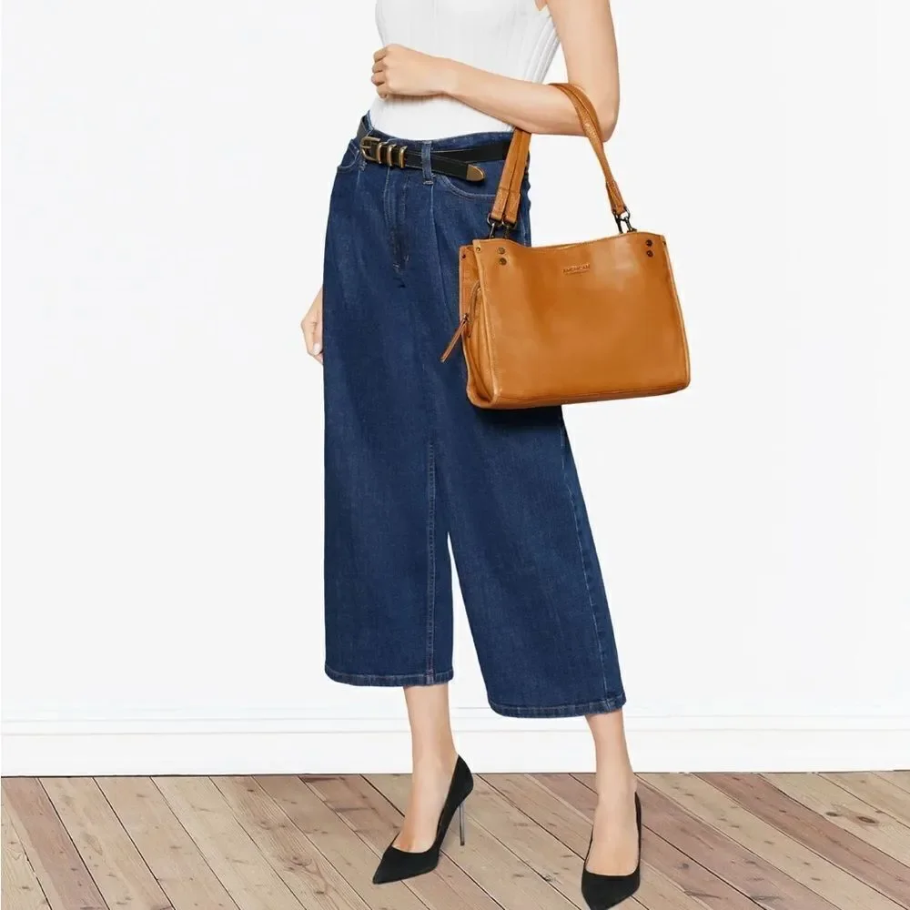 American Leather Co Tan Lenox Shoulder Bag